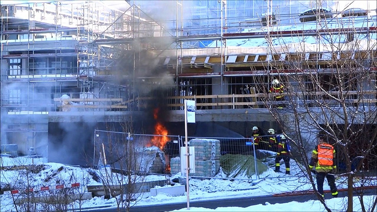 Brand Baustelle Meisenpark, Zug