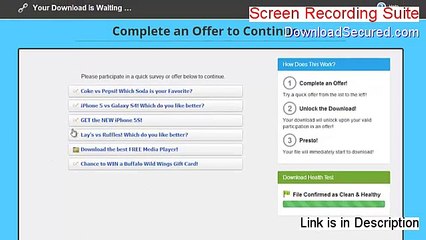 Screen Recording Suite Crack - Instant Download 2015