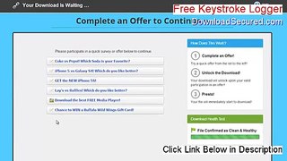 Free Keystroke Logger Keygen - Instant Download [2015]