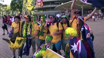Fans arrive ahead of Asian Cup final