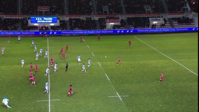 TOP14 - Toulon-Bayonne: Essai Martin Bustos Moyano (BAY) - J17 - Saison 2014/2015