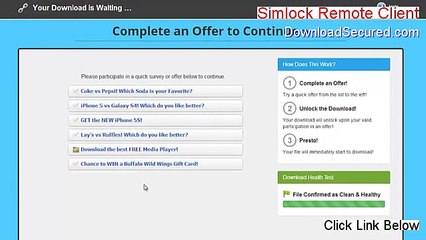 Simlock Remote Client Free Download [Instant Download]
