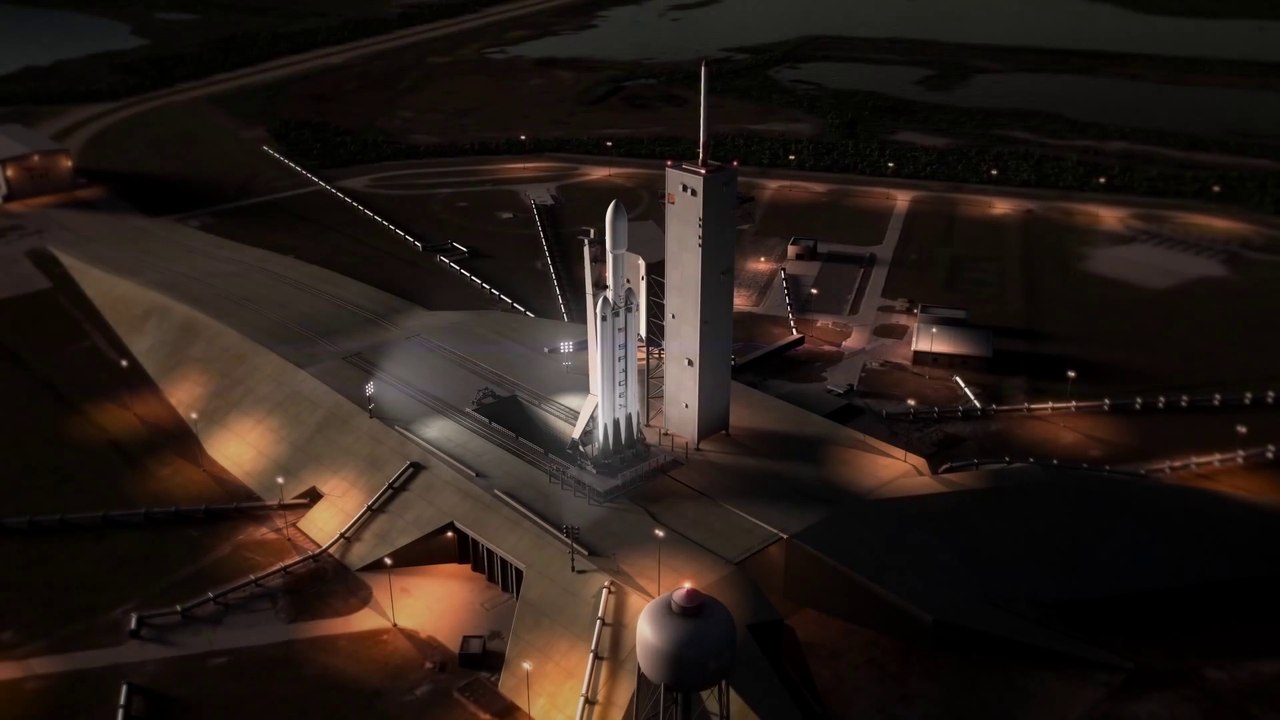 Falcon Heavy  Rocket from SpaceX