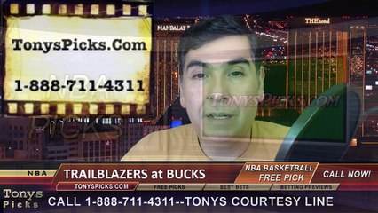 Download Video: Milwaukee Bucks vs. Portland Trailblazers Free Pick Prediction NBA Pro Basketball Odds Preview 1-31-2015