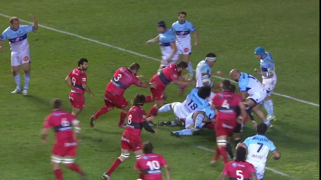 TOP14 - Toulon-Bayonne: Essai Levan Chilachava (TLN) - J17 - Saison 2014/2015