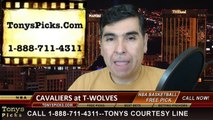Minnesota Timberwolves vs. Cleveland Cavaliers Free Pick Prediction NBA Pro Basketball Odds Preview 1-31-2015
