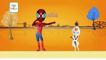 London Bridge is Falling Down Nursery Rhyme | Spiderman And Olaf Cartoon Animation Rhymes