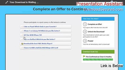 Presentation Assistant Full Download - Download Here 2015