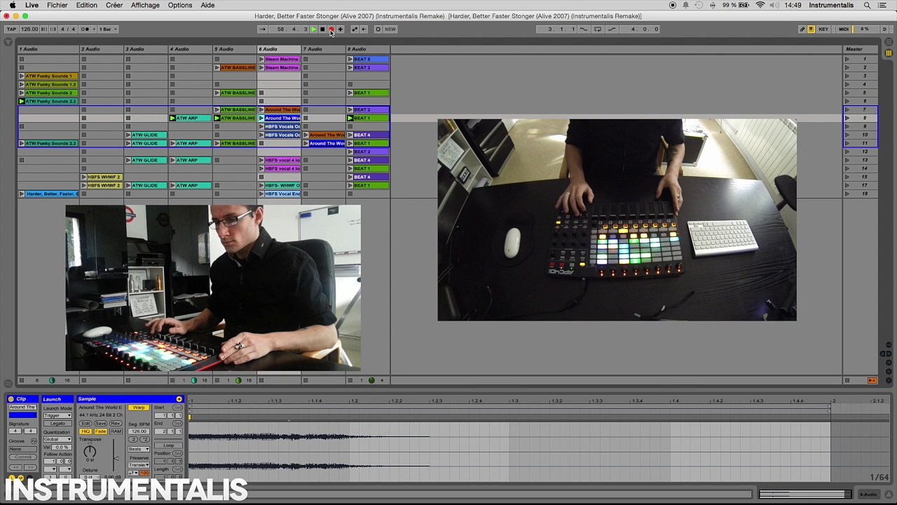 Daft Punk - Harder, Better, Faster, Stronger (Alive 2007) Remake