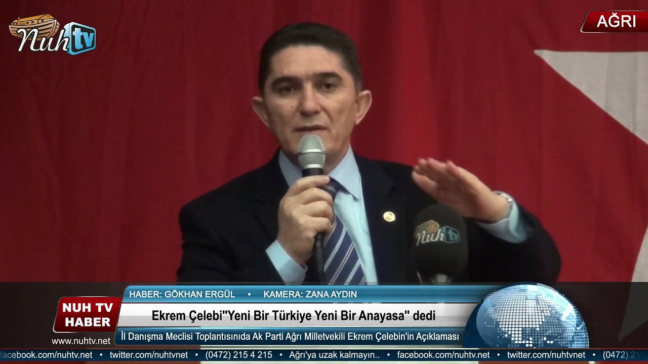 Ekrem Çelebi''Yeni Bir Türkiye Yeni Bir Anayasa'' dedi