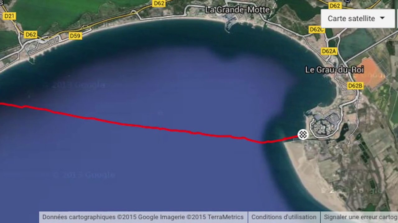 Kayak de mer hivernal : downwind vers l'espiguette