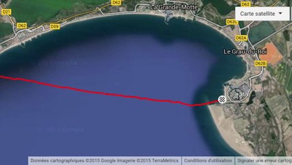 Kayak de mer hivernal : downwind vers l'espiguette