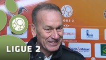 Conférence de presse Stade Lavallois - ESTAC Troyes (2-1) : Denis ZANKO (LAVAL) - Jean-Marc FURLAN (ESTAC) - 2014/2015