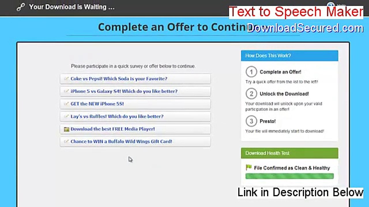 Text to Speech Maker Serial - Instant Download
