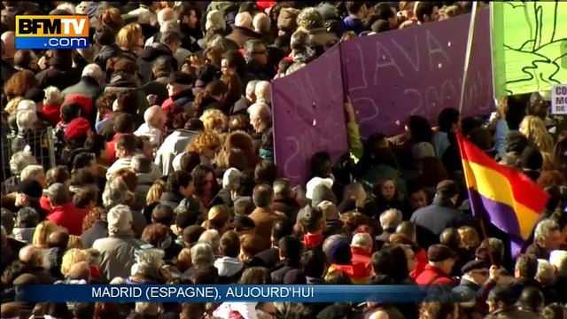 Espagne: des dizaines de milliers de personnes à Madrid pour la grande marche de Podemos