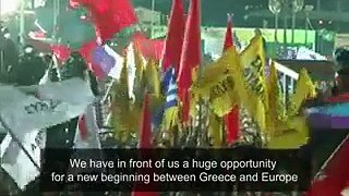 Greeks celebrate Syriza victory - Video Dailymotion