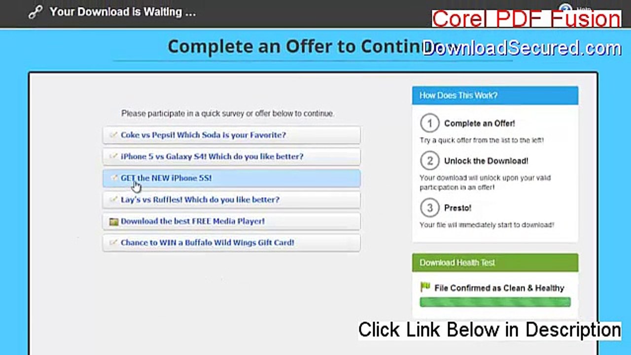 Corel PDF Fusion Serial - Instant Download 2015
