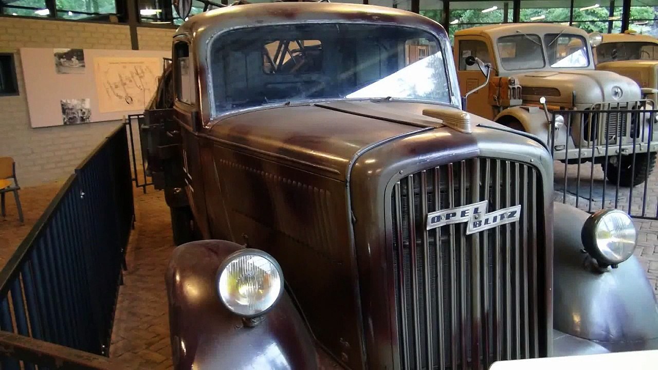 WWII GERMAN TRUCKS IN LIBERTY PARK OVERLOON NL_
