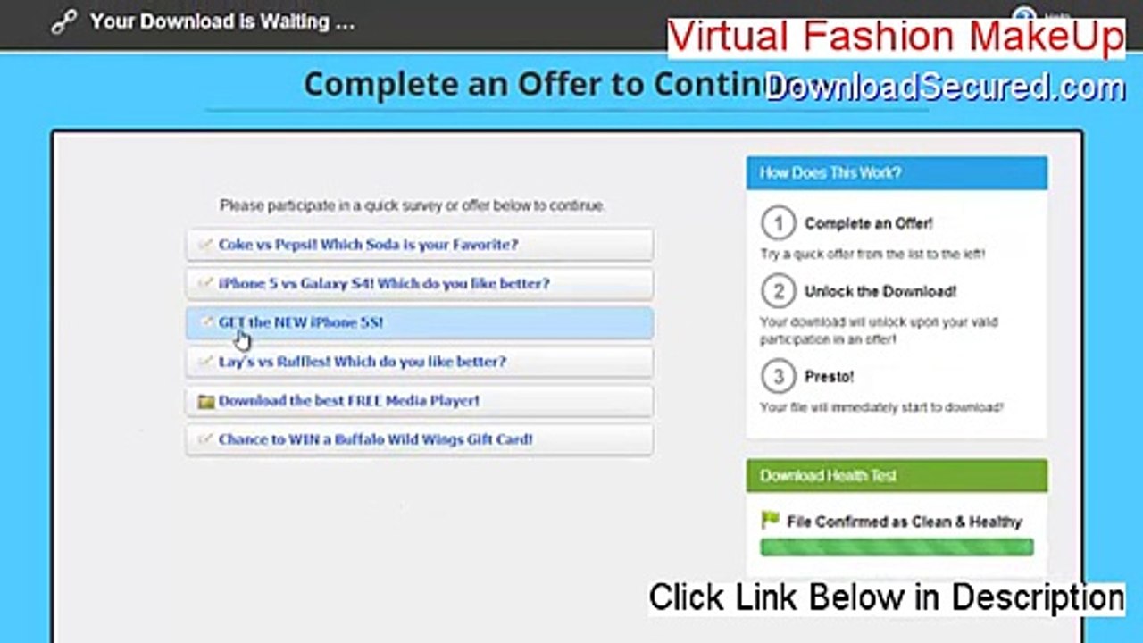 Virtual Fashion MakeUp Keygen - Free of Risk Download (2015)