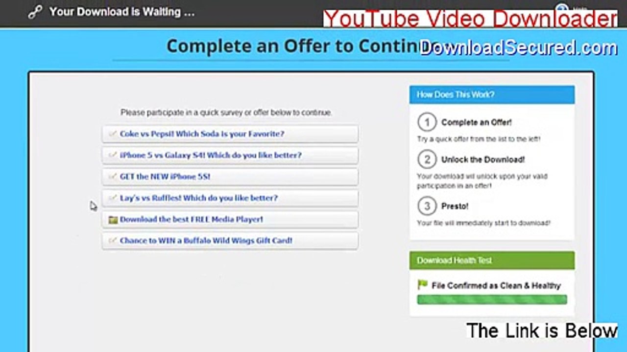 YouTube Video Downloader Serial (Instant Download)