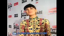 Nargis Fakhri's new hair Style on 60th ‪Britannia Filmfare Awards‬ 2015