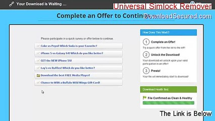 Universal Simlock Remover Keygen - Legit Download (2015)