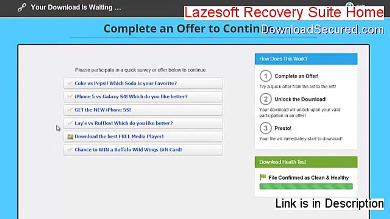 Lazesoft Recovery Suite Home Serial - Legit Download 2015
