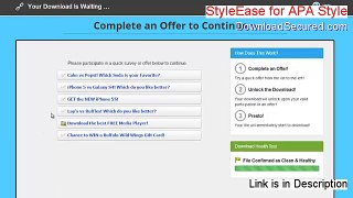 StyleEase for APA Style Cracked - styleease for apa style review (2015)