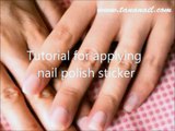 Apply Nail Polish Stripes - Sticker, Get Beautiful Nails in 5 Minutes!