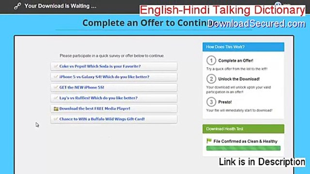 English-Hindi Talking Dictionary Cracked (Risk Free Download)