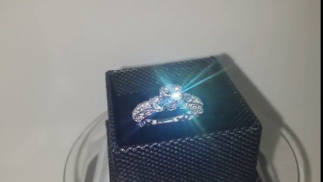 7m - Ladies 925 Sterling Silver Wedding Engagement Ring - eshoppingbazar.co.uk