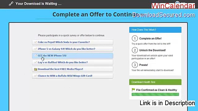WinCalendar Key Gen [Instant Download]