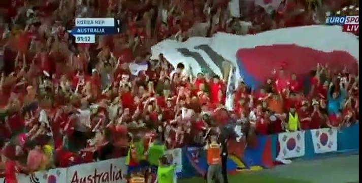 Son Heung-min Great Goal - South Korea vs Australia 1-2 - Asian Cup 31.01.2015‬