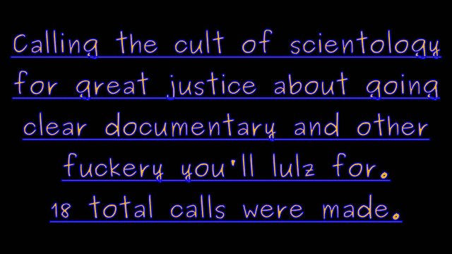 calling scientology in regards to going clear - the prison of beliefs