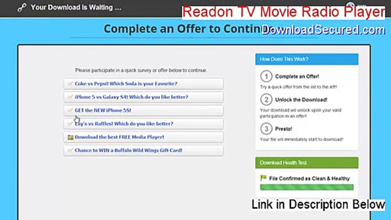 Readon TV Movie Radio Player Full Download [Download Now 2015]