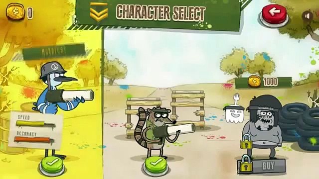 Paint War Regular Show Games Cartoon Network