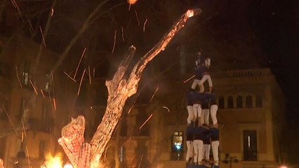 La revetlla mallorquina dels  foguerons de la Pobla a Gràcia