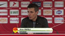 Réaction d'Olivier Frapolli après Stade Brestois 29 - US Orléans
