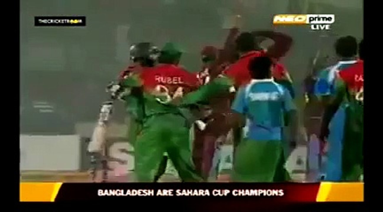 A very stupid incident in cricket Batsman forgot to take the winning run