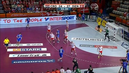 Hrvatska - Danska 28-24 (15-11), zadnjih 6 minuta za 6. mjesto, 31.01.2015. HD