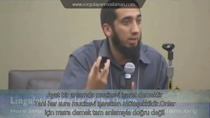 3 Delil ile Kur'an'ın ve İslam'ın Doğruluğunun İspatı - Nouman Ali Khan