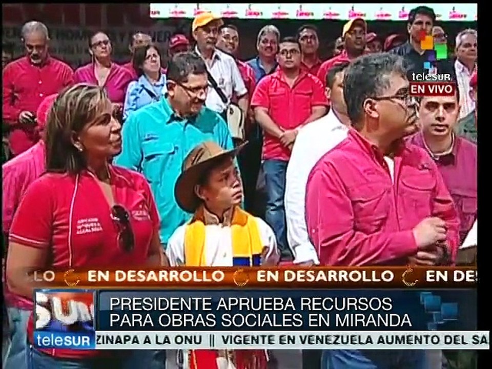 Autoriza Nicolás Maduro recursos para obras sociales