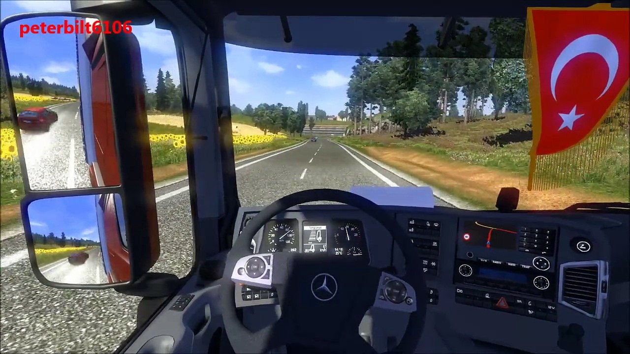 Euro truck simulator 2 mercedes antos bdf logitech g27