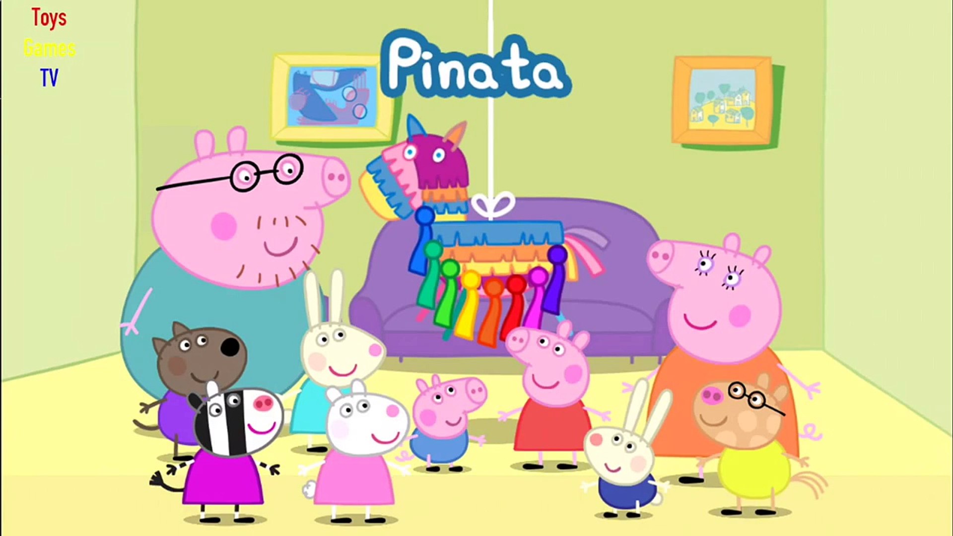 Peppa Pig 's Party Time - Piñata - video Dailymotion