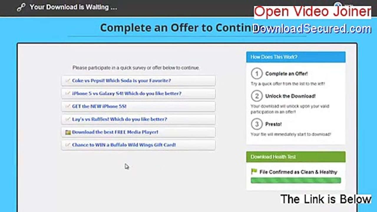 Open Video Joiner Keygen - Instant Download 2015
