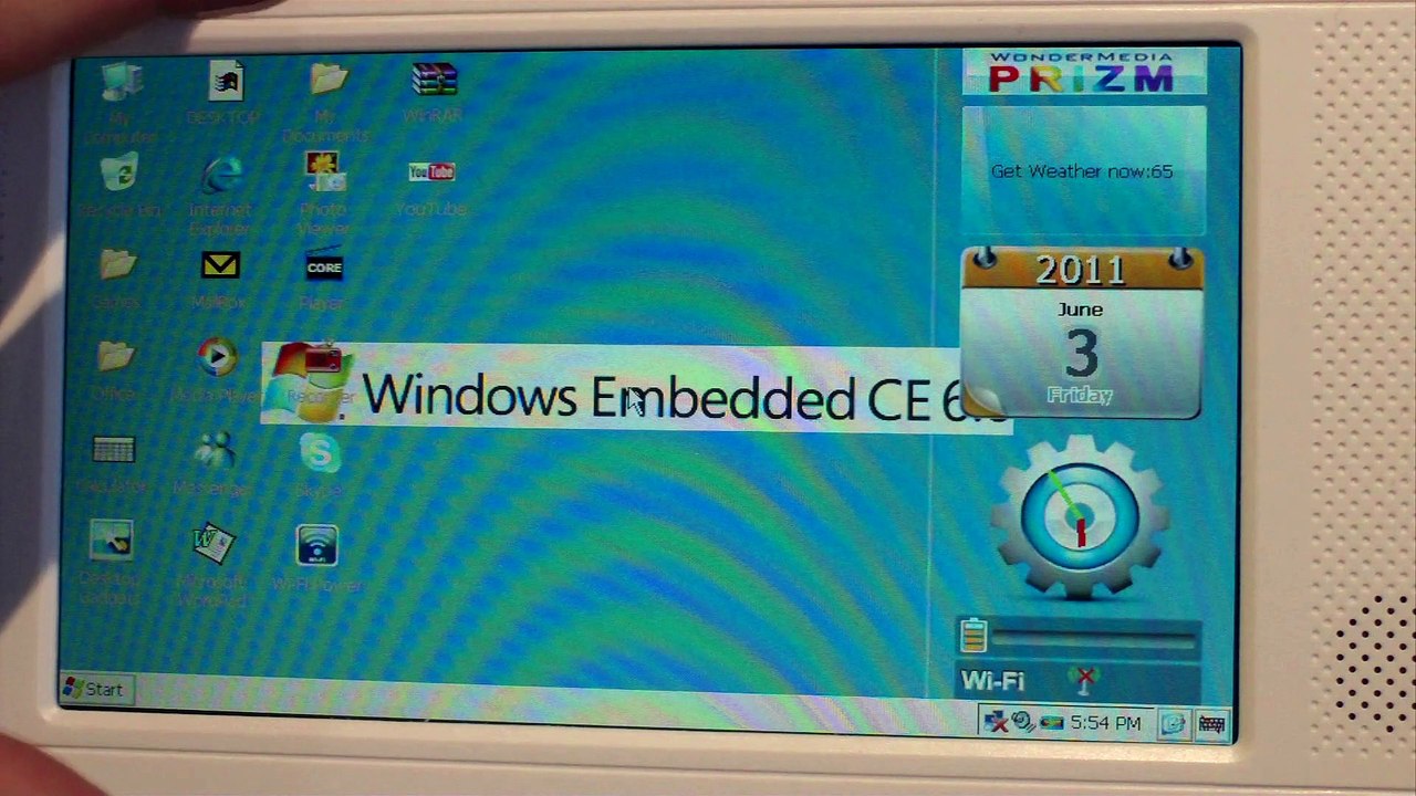 How to set up a 7 Inch Wireless Book Windows CE. Wi-Fi etc...