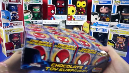 Spiderman Surprise Eggs - 12 Eggs unboxed from DC Toy Club