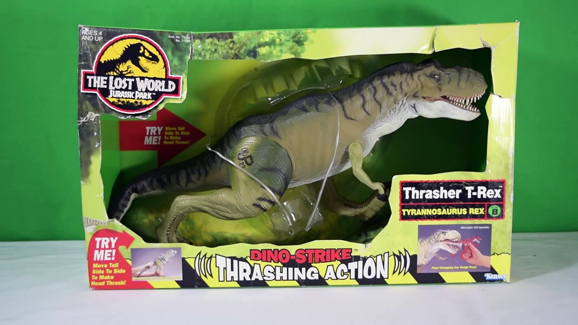 The Lost World Thrasher T-Rex Kenner® Unboxing & Review - video Dailymotion