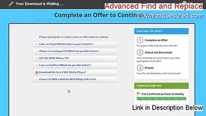 Advanced Find and Replace Cracked (Download Here 2015)
