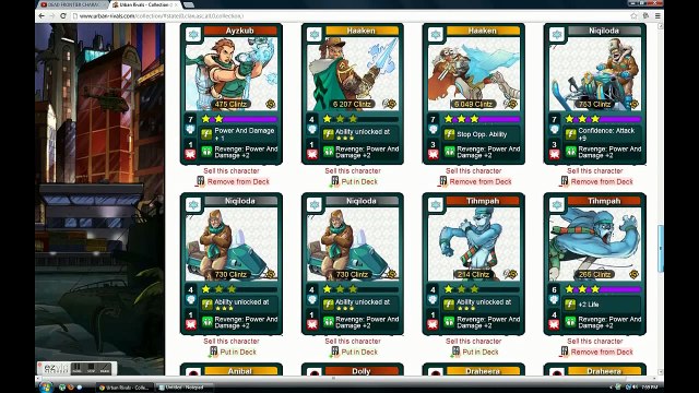 Buy Sell Accounts - ▶ URBAN RIVALS ACCOUNT 4 SALE! VERY GOOD!! (2)